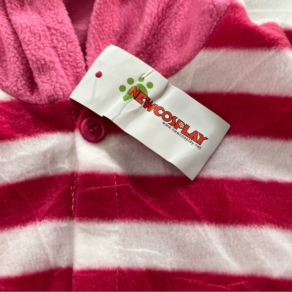 NWT Cheshire Cat Pink Striped Onesie Size - Picture 8 of 16